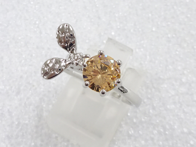 JAPANESE KIMONO / ANTIQUE COLORED STONE RING (SIZE 12)